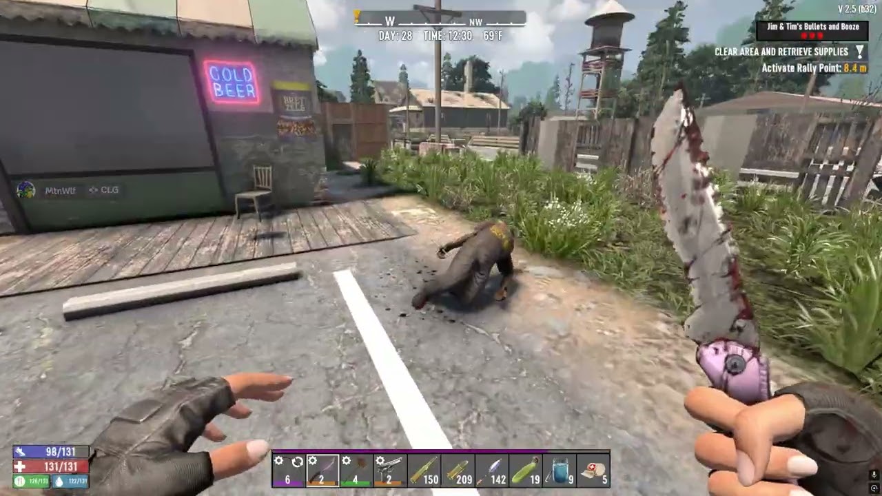 AM I INSANE S2 E28 #gaming #7dtd #insanedifficulty Questing for Rekt and Supplies