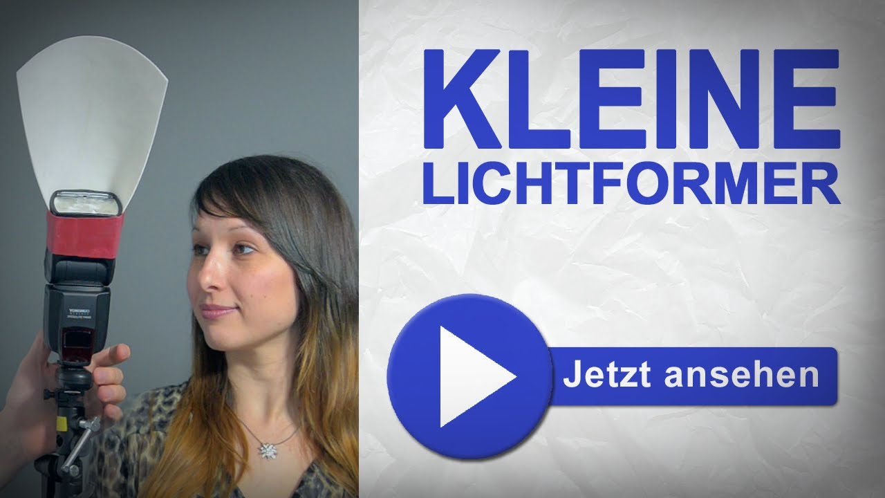 KLEINE LICHTFORMER: Stofen, Flashbender, Bouncecard und Co