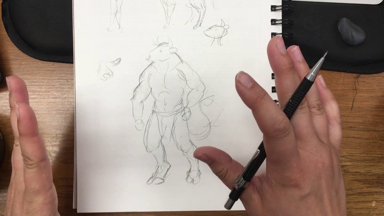 How to Draw D&D Characters: Minotaur