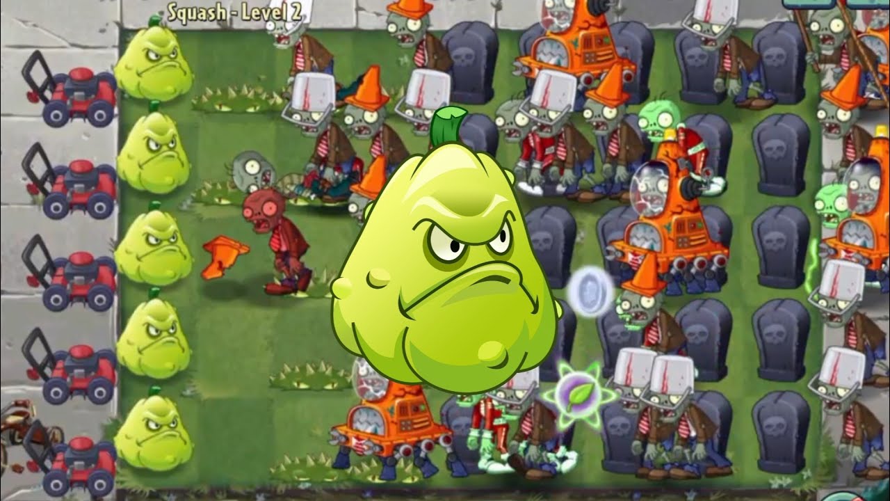 Squash Level 1 - 5 | New Plant Nursery Event | Plants vs Zombies 2 | Gameplay | EA Games