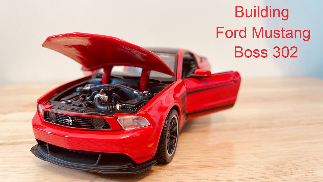 Building 2012 Ford Mustang Boss 302 Car Model Kits by Maisto || FULL BUILD