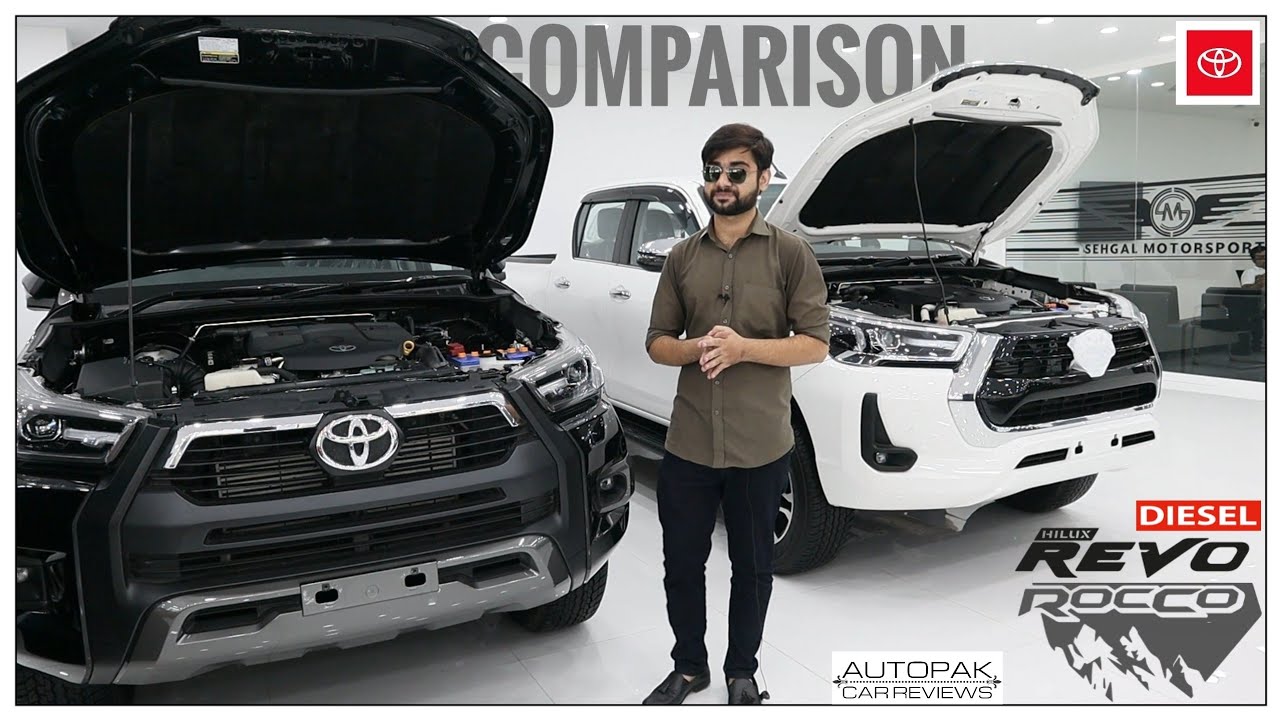 Toyota REVO ROCCO VS REVO V. Which one? Best selling trucks of Pakistan.