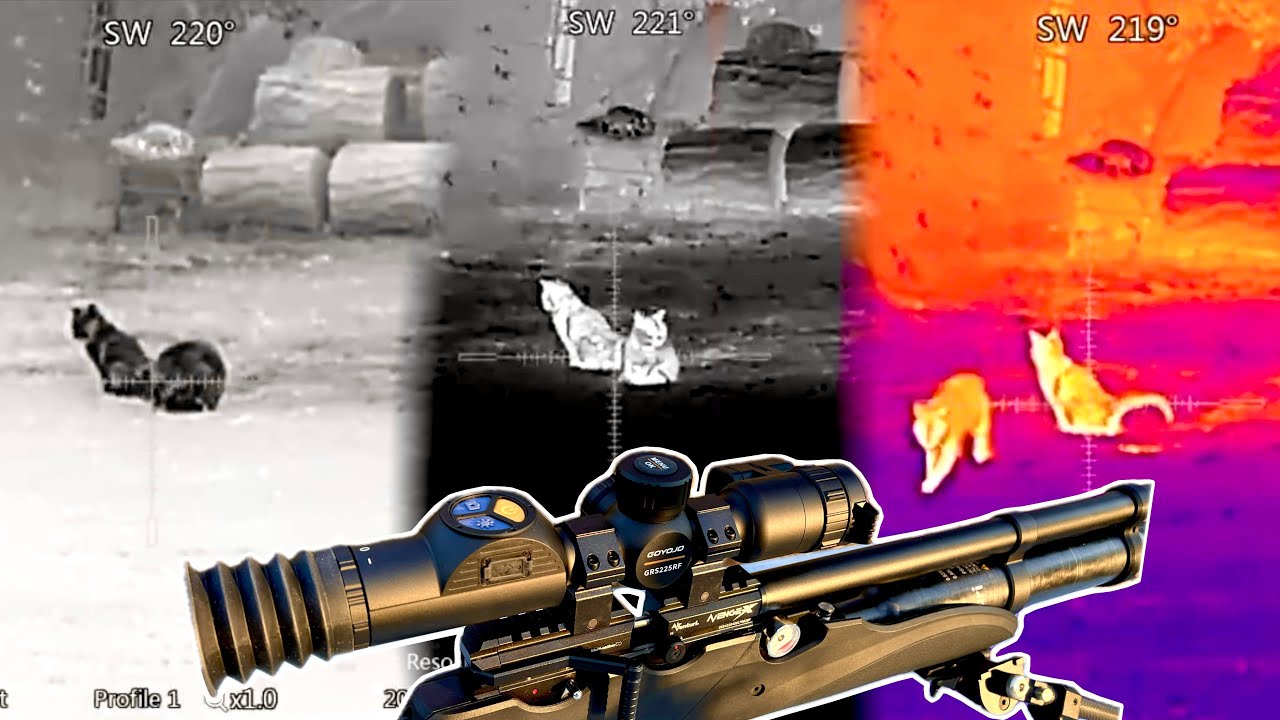 GOYOJO Mira térmica GRS225RF con LRF(Para Cacería De Noche #pcpairrifle 