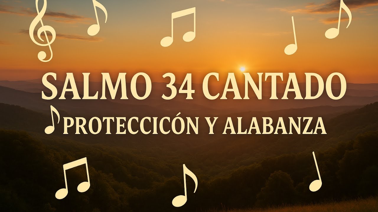 Salmo 34 Cantado – Bendeciré a Jehová en Todo Tiempo | Música Cristiana