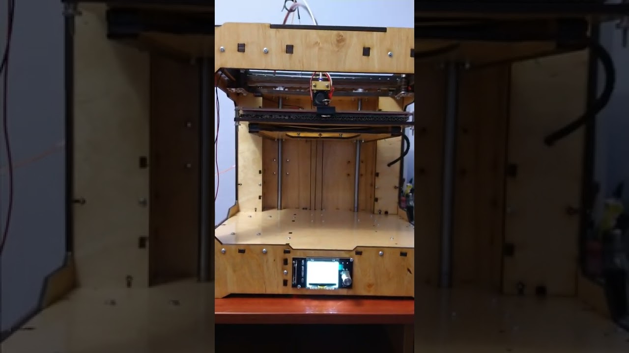 Перший 3D-друк на власноруч зібраному Z-Belt-W