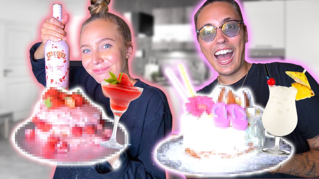 Wer BACKT die bessere COCKTAIL TORTE? 🎂🍹 **OHNE SCHUMMELN** |CARAMELLA