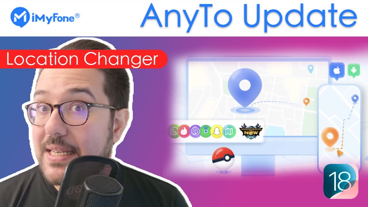 Новое обновление AnyTo: плавная подмена местоположения GPS iPhone в Pokémon Go/MHN [поддерживаетс...