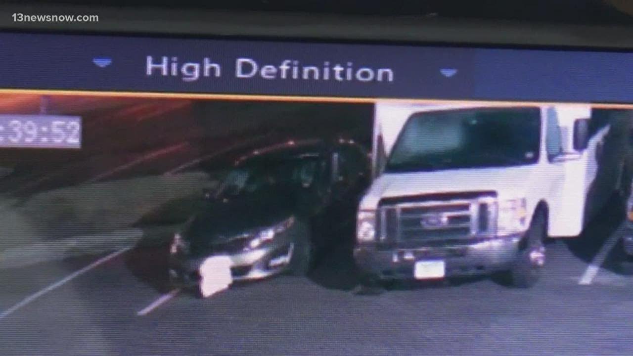 Caught on camera: Virginia Beach pastor hoping to stop car part thief from swiping again