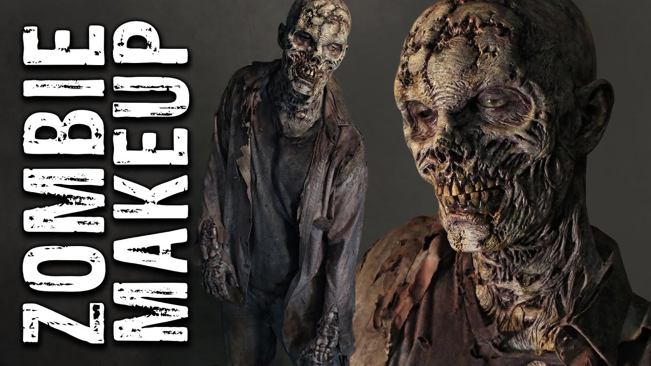 Rotting Zombie Makeup Transformation