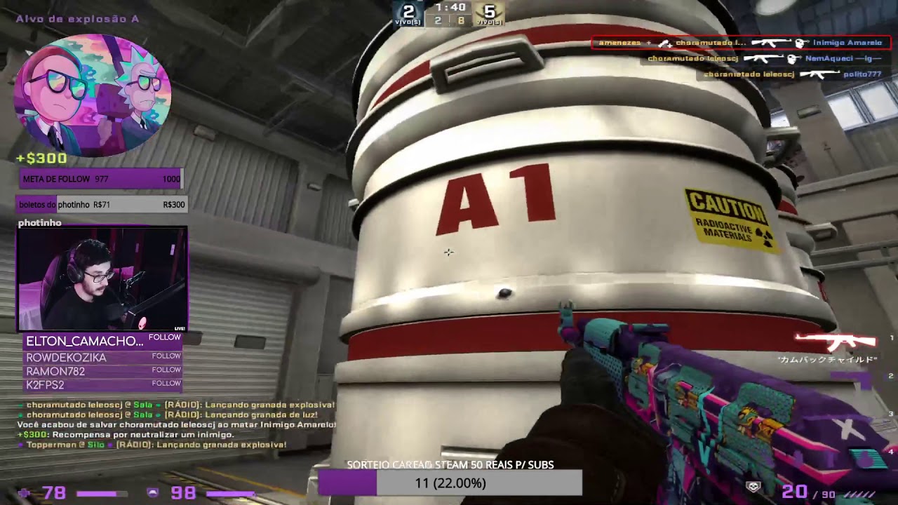 WAVE TILTOU COMIGO E MATEI 46 NA FACEIT (DE_NUKE)