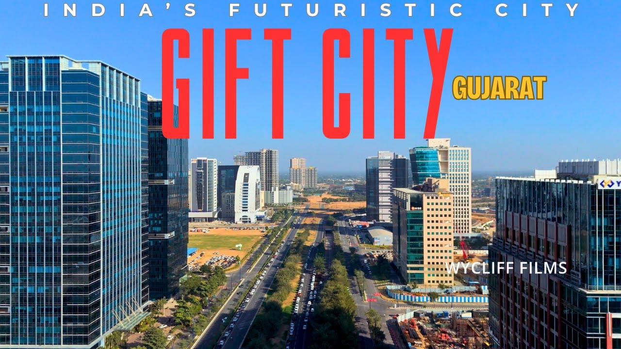 GIFT City GUJARAT Drone Cinematic VIKSIT BHARAT | India’s Future City from the Sky 🇮🇳