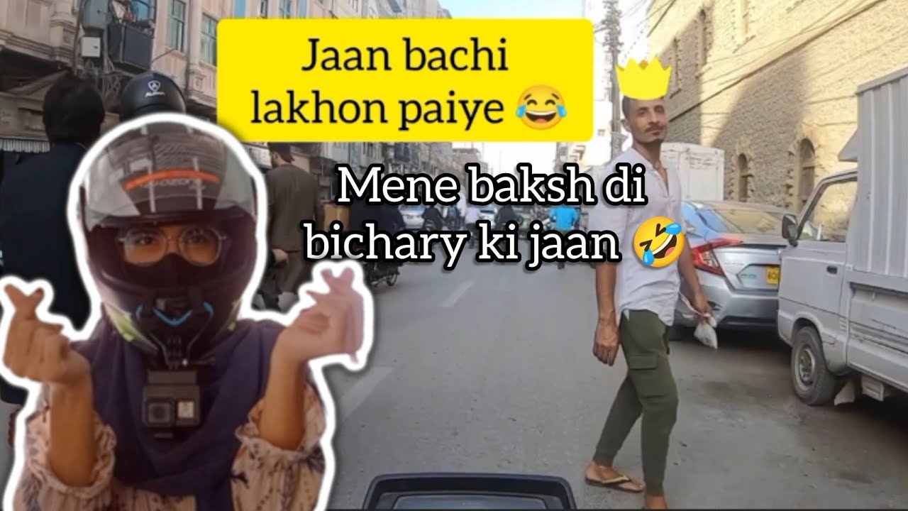 bike riding in saddar be like .........!