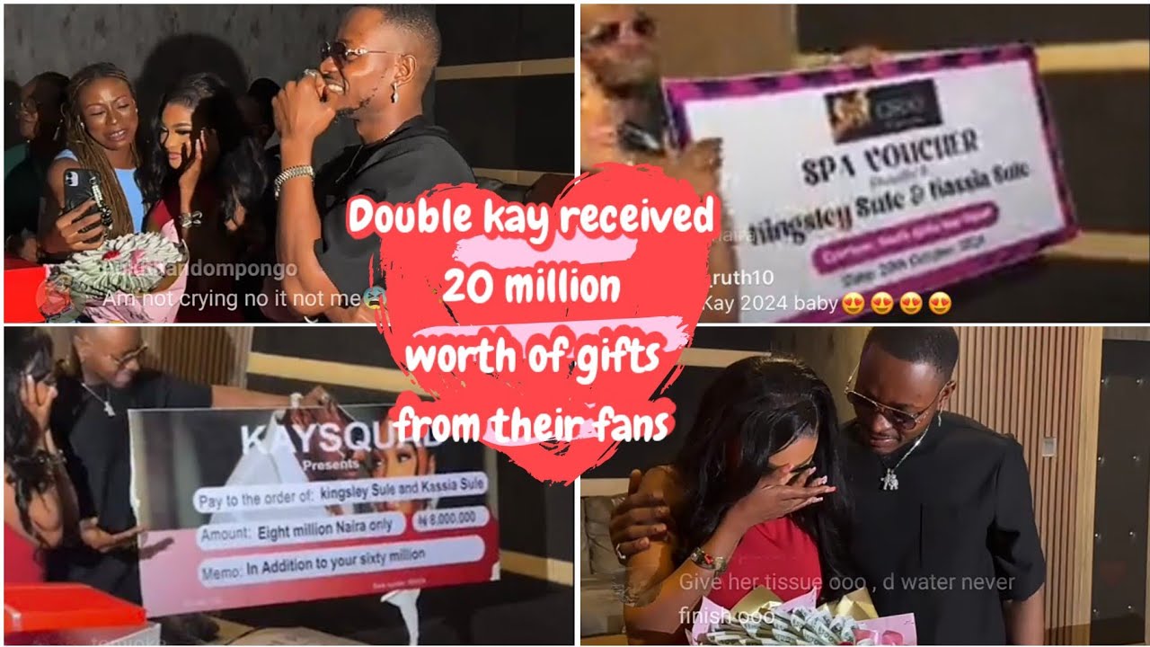 Full Video: Kassia crying bitterly as she & her husband Kelly Rae received 20 million worth of gifts