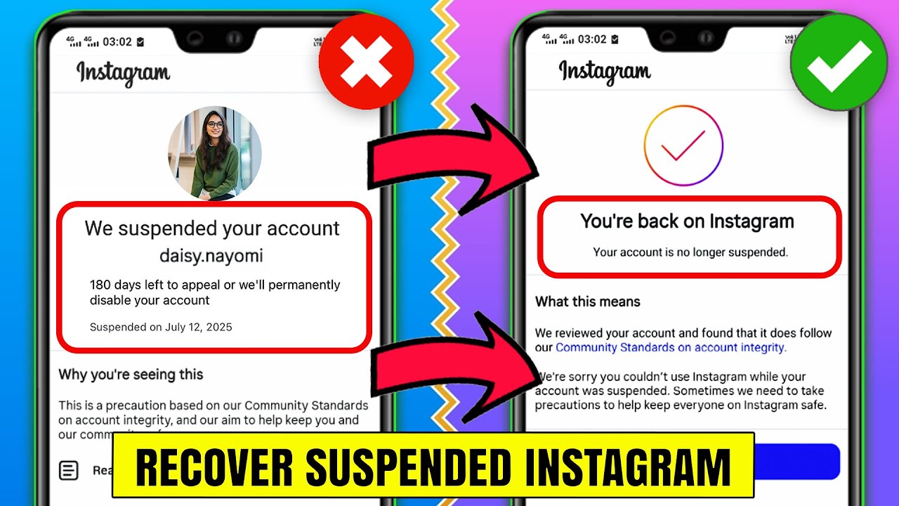 ⭕Recover Suspended Instagram Account🔥We Suspended Your Account Recover Disabled Instagram @AppFixi