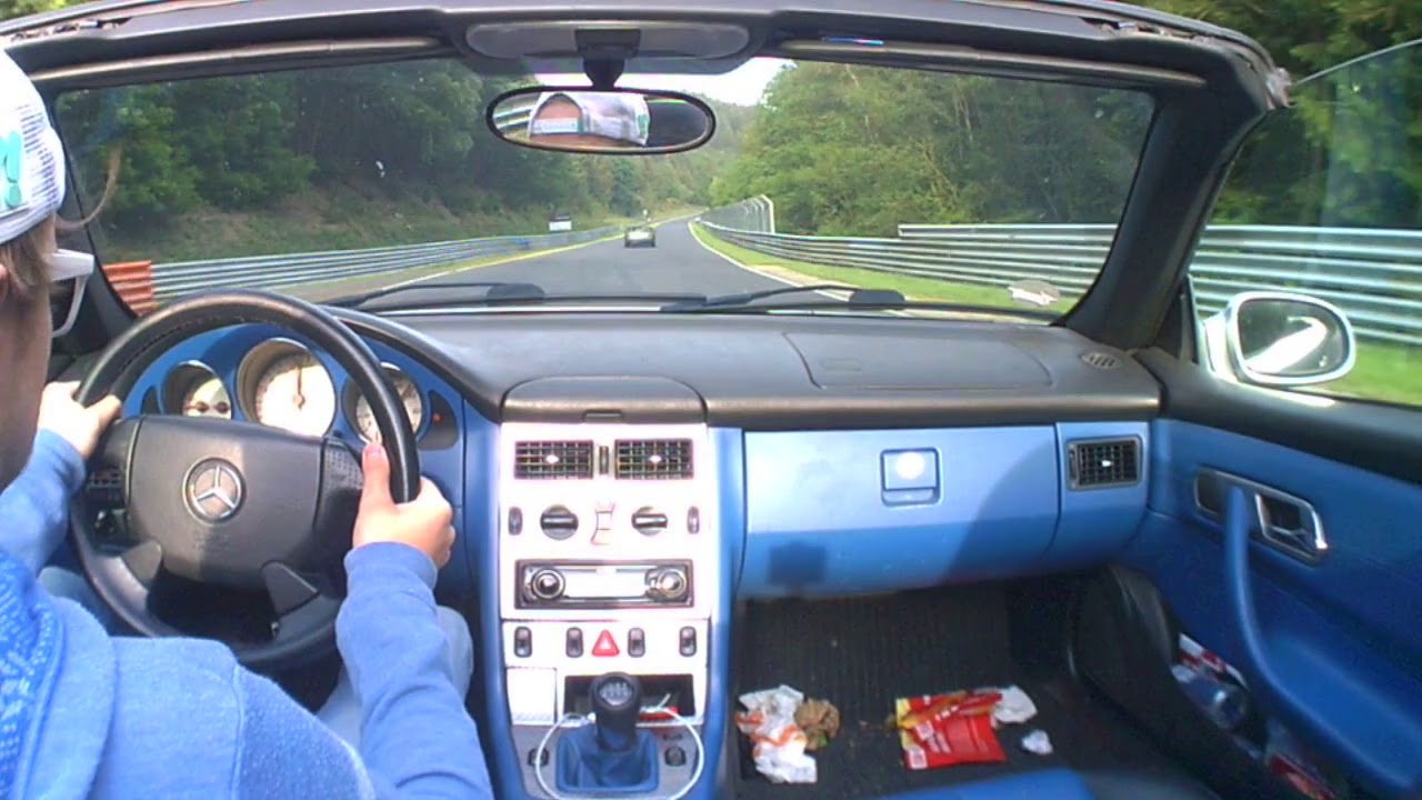 Mercedes SLK on Nurburgring Nordschleife