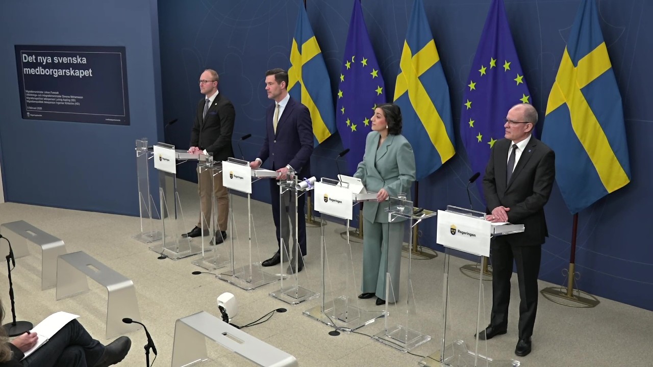 Pressträff om skärpta regler för medborgarskap