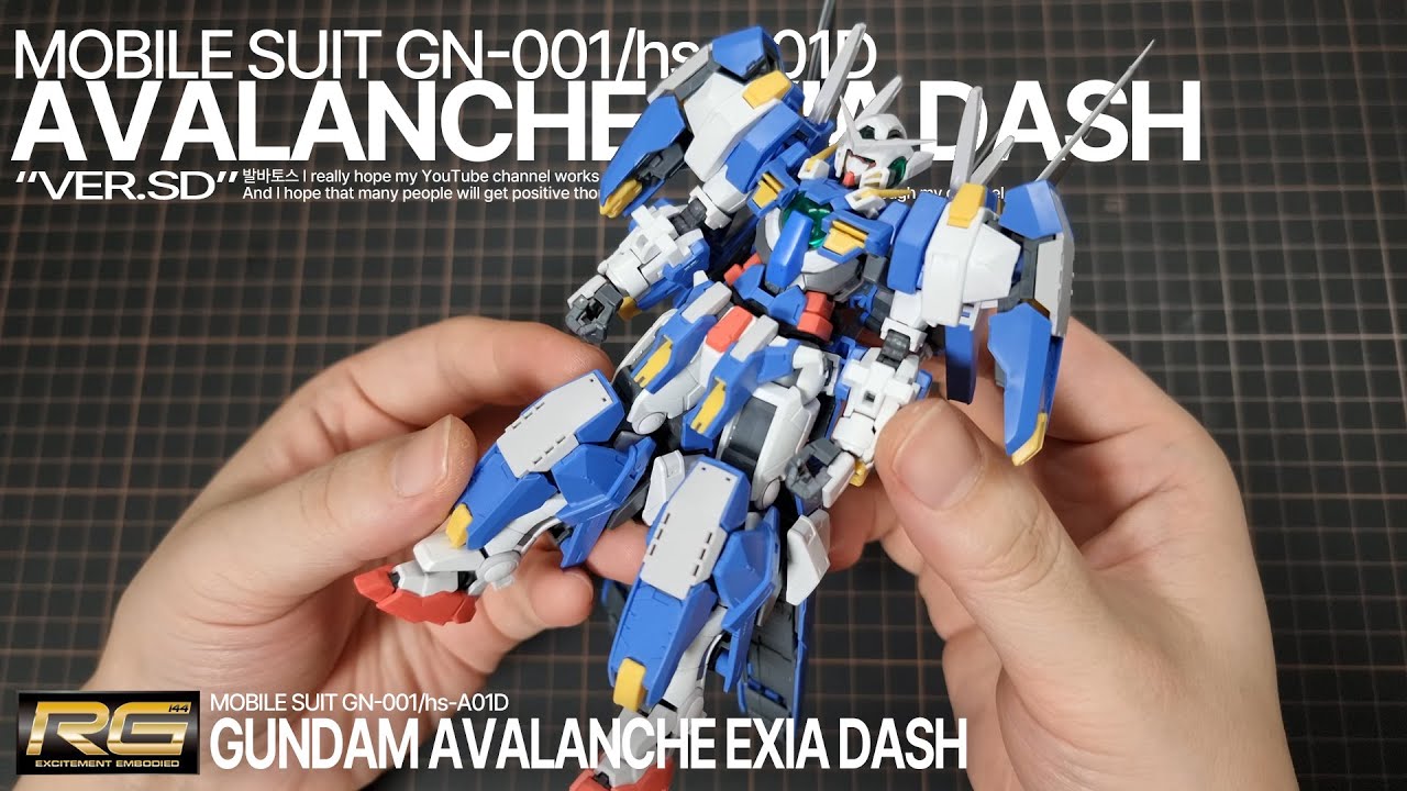 RG Gundam Avalanche Exia Dash ASMR BUILD | Precision Model Assembly