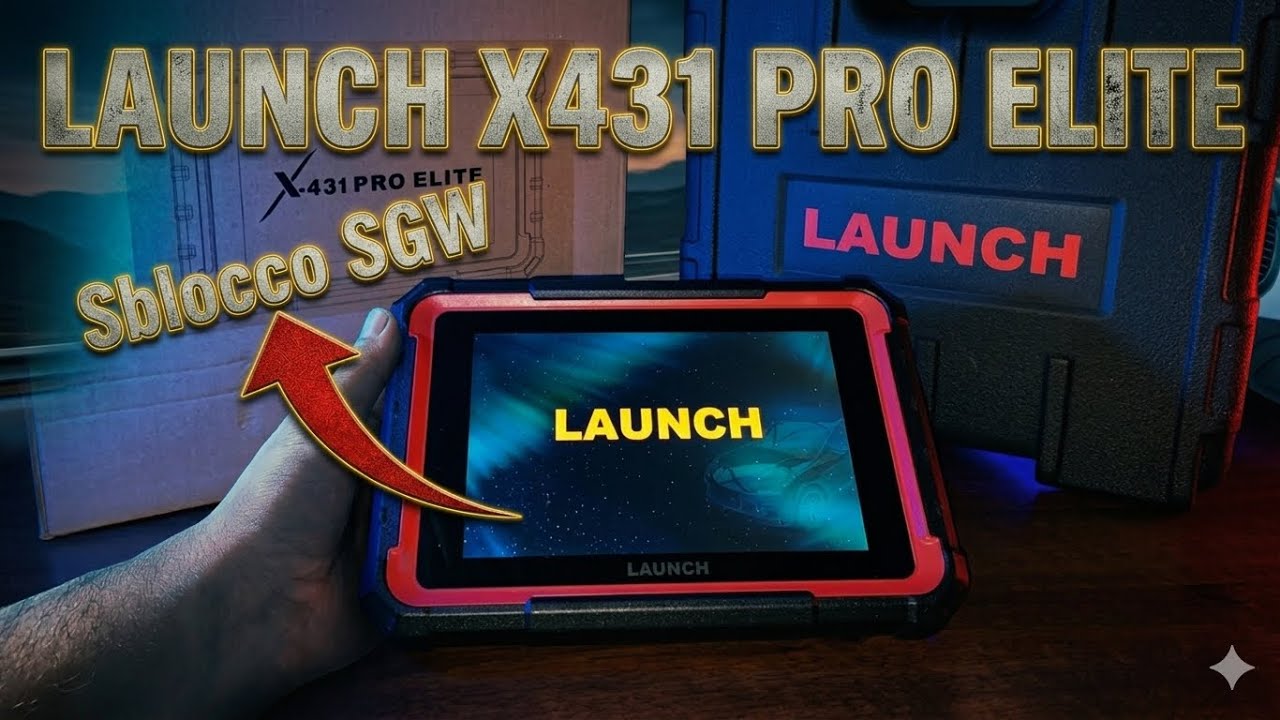 LAUNCH X431 PRO ELITE - Funzione sblocco SGW per FCA ecc.