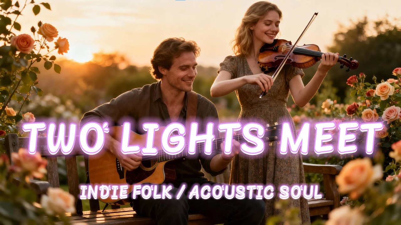 Two Lights Meet (Indie Folk / Acoustic Soul) - Full Lyrics | Love Song