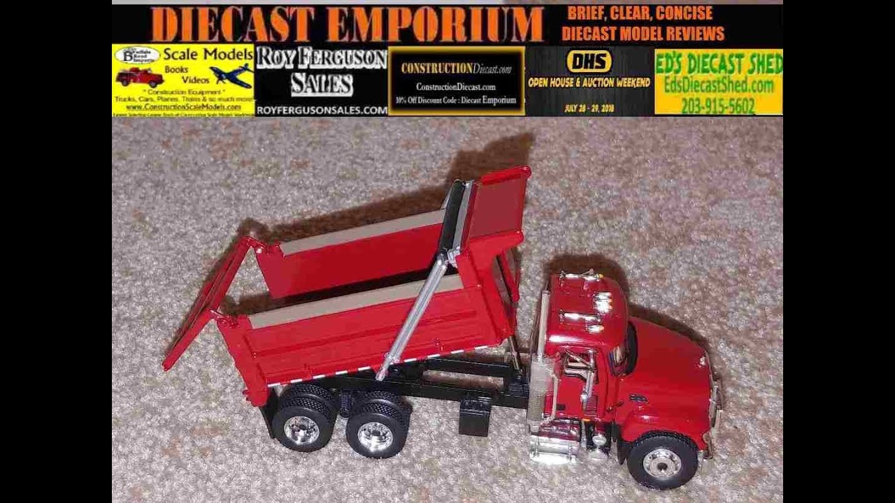 First Gear Mack Granite Dump Truck Unboxing & Review
