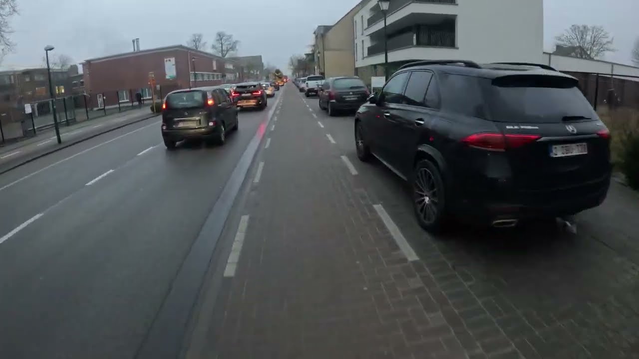 Europe bike trip Belgium Limburg region street view 2 بلجيكا أوروبا