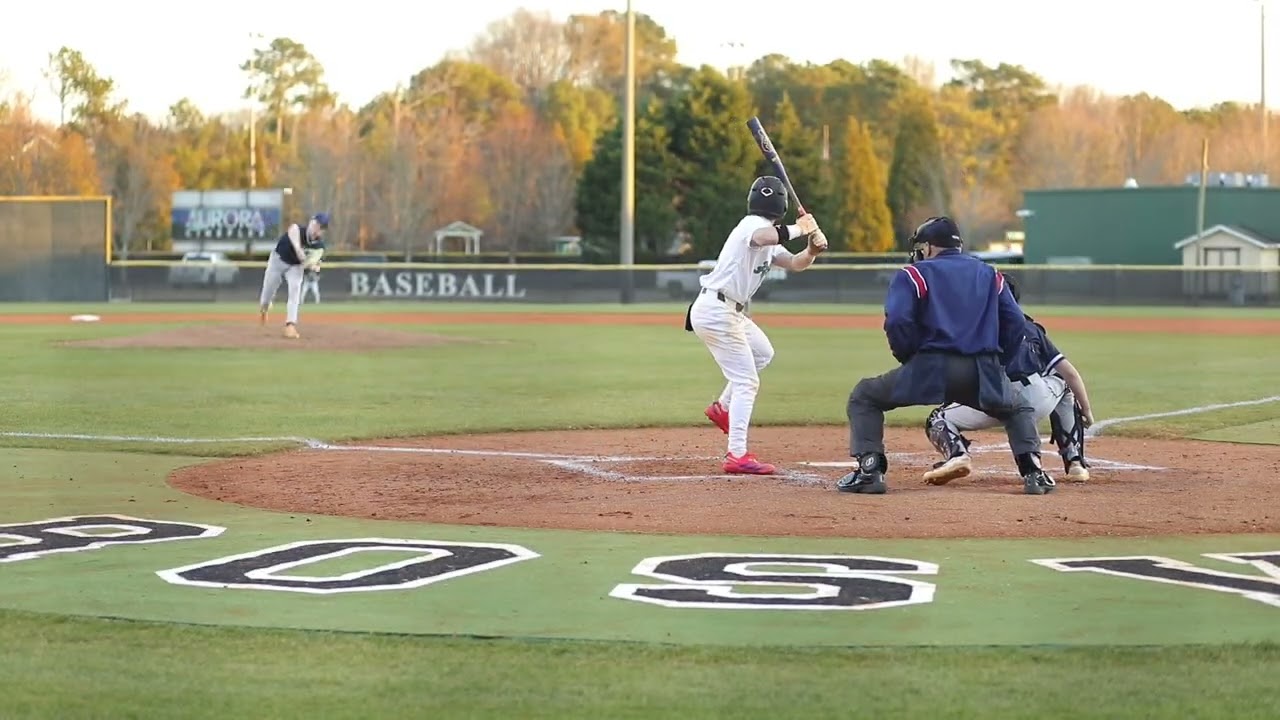 Hayes Stephens pitching vs. Roswell