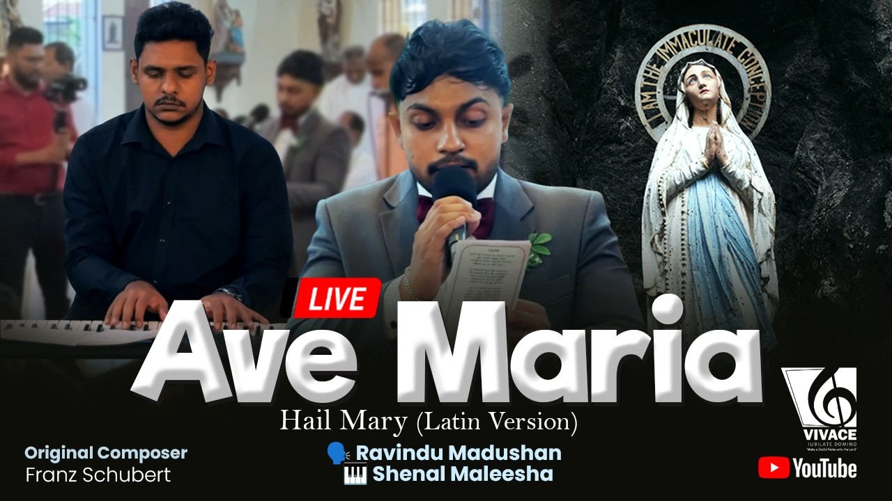 Ave Maria (Franz Schubert)  - Ravindu Madushan x Shenal Maleesha by @vivaceonyoutube