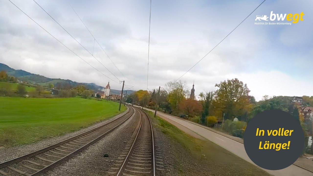 Führerstandsmitfahrt von Hausach nach Bad Griesbach mit bwegt