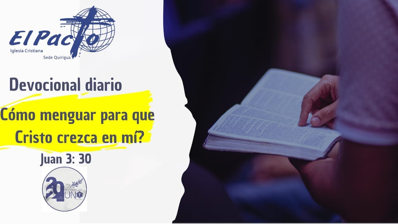 ¿Cómo menguar para que Cristo crezca en mí? | Pastor Alfonso Jiménez