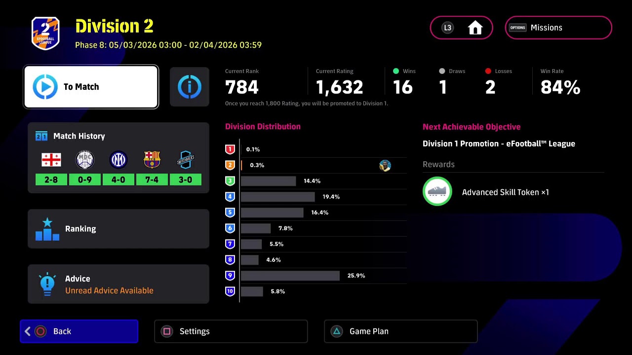 LIVE🔴 | eFootball Division GRIND | 26-03-06