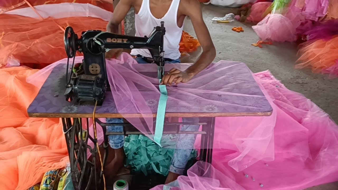How to Make Mosquito net at Home | Army Mosquito net | Machardani Single bed