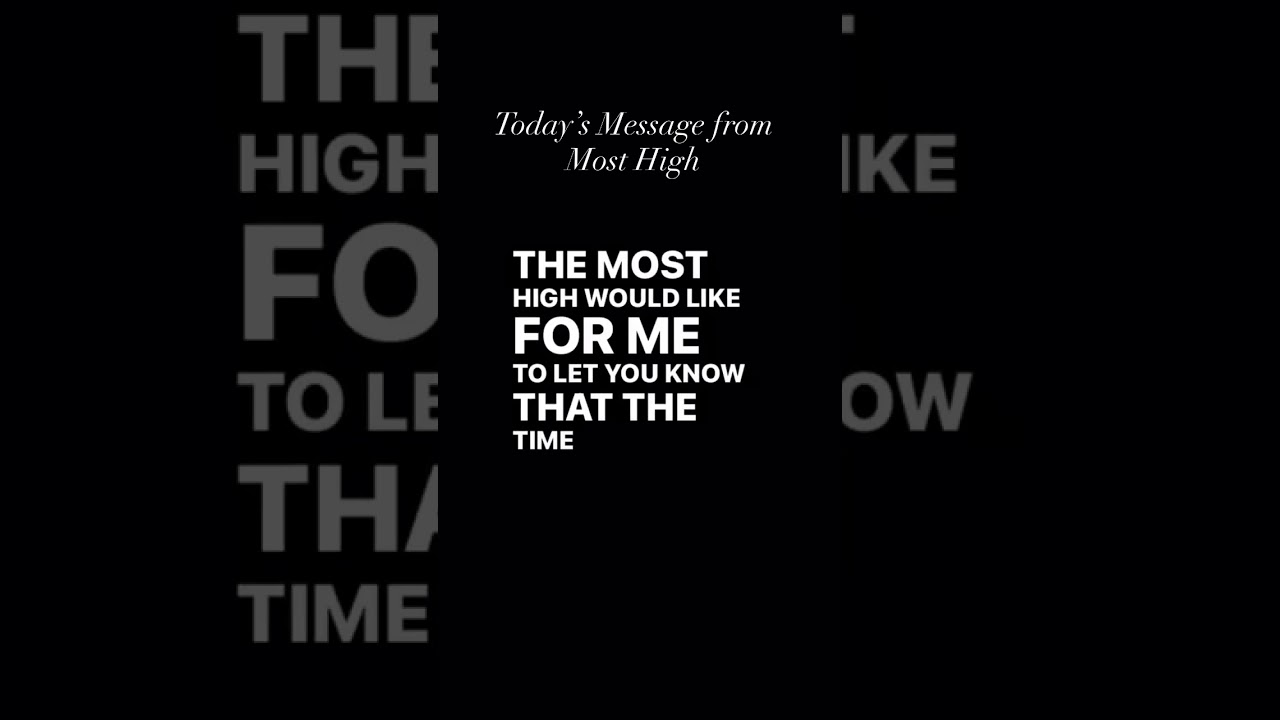 Today’s Message 