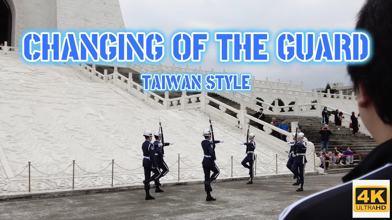 Taipei’s Famous Guard Change Ceremony 🇹🇼 | Chiang Kai-shek Memorial