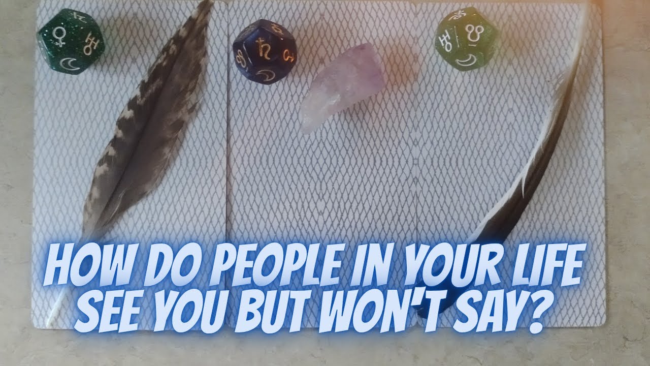 How The People In Your Life See You But Won't Say?! 🙈👀🫣🤐 | Psychic Pick A Card Tarot Reading ✨🔮