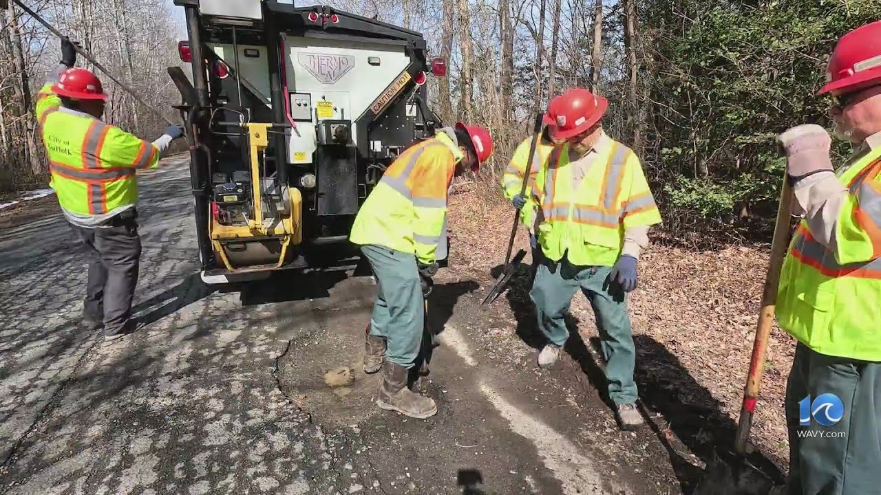 Pothole blitz in Suffolk after winter weather