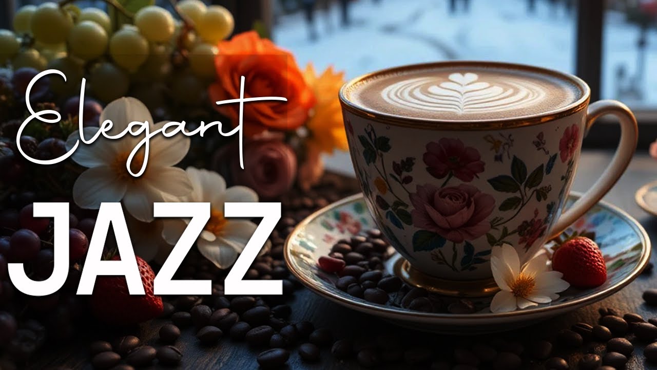 Elegant Jazz Music ☕ Bossa Nova background for Happy Moods, Stress Relief & Holiday