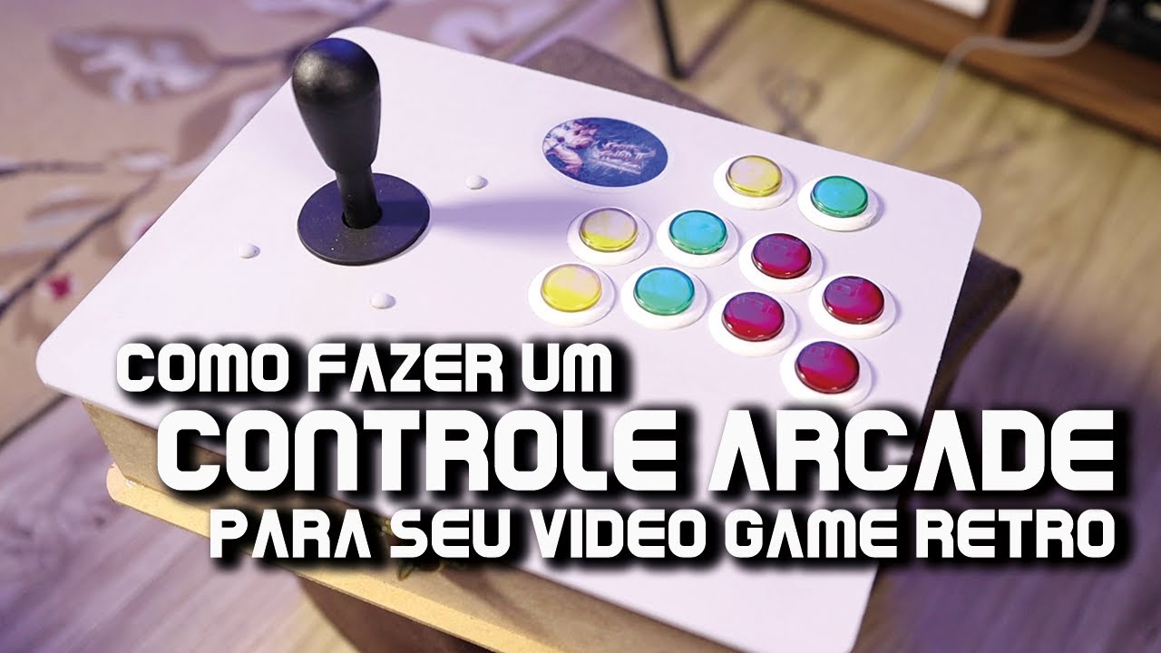 Como fazer um controle Arcade para video game retrô