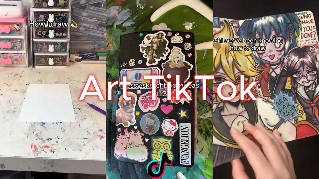 ART SKETCHBOOK 📖 TIKTOK compilation [NO OUTROS] | Read desc #20