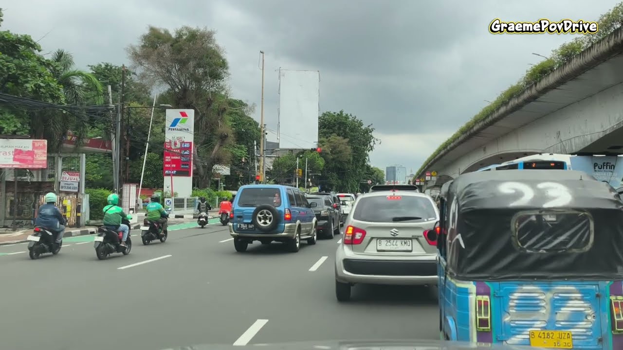 Driving in Jakarta 4K | From MOI Kelapa Gading Area to Exit Senen Underpass