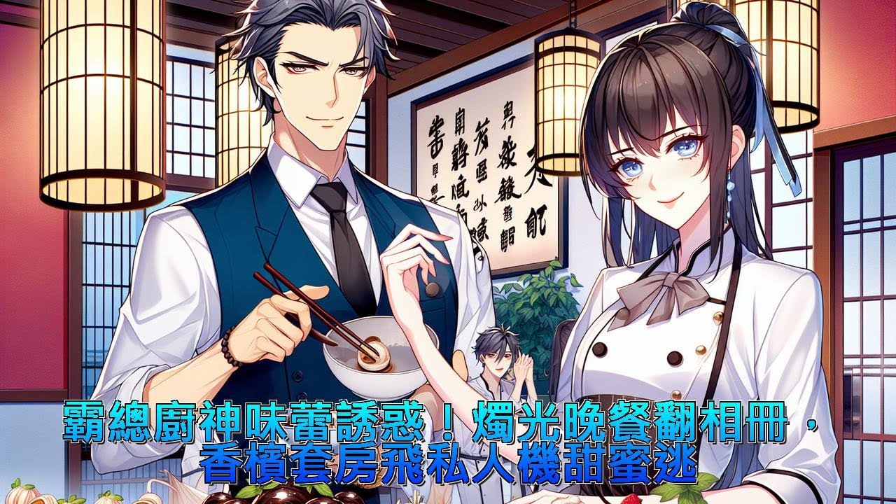 【霸道總裁小說】 《霸總廚神味蕾誘惑！燭光晚餐翻相冊，香檳套房飛私人機甜蜜逃》 #霸道總裁 #都市言情 #甜寵浪漫 #小說 #有聲書 #原創