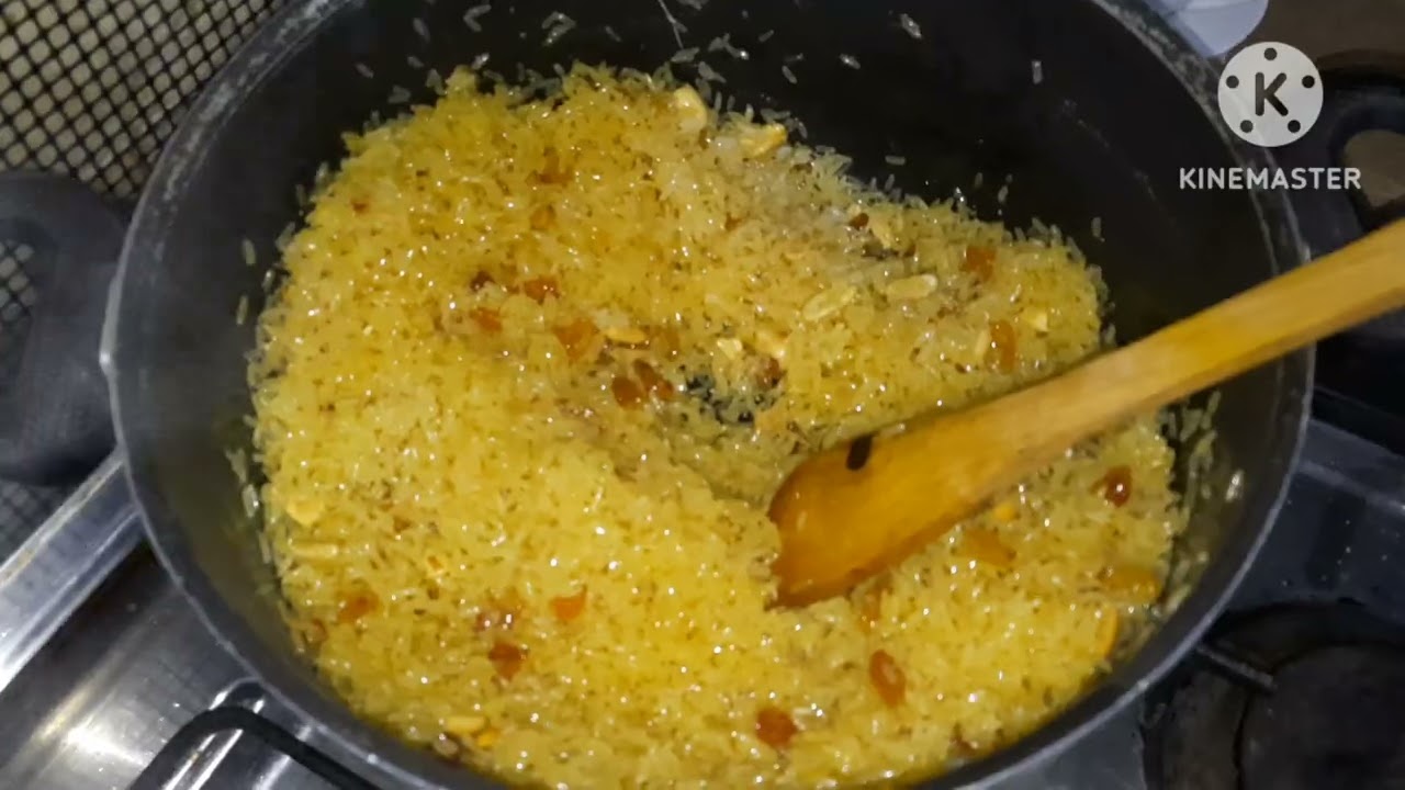 أرز بسمتى‼️بالزبيب والفول السودانى ‼️وأى مكسرات ‼️وحطى الايك 👍👍👍