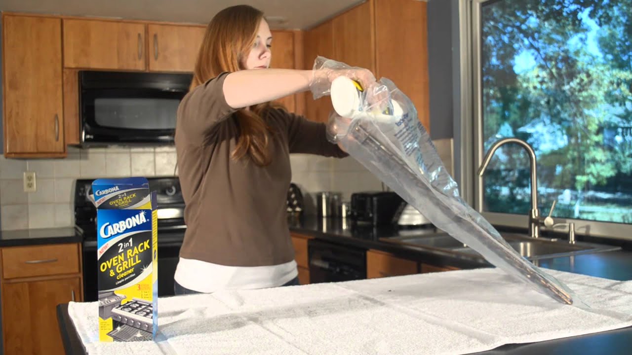 How to Clean Oven Racks and BBQ Grills with Carbona 2 in 1 Oven Rack & Grill Cleaner