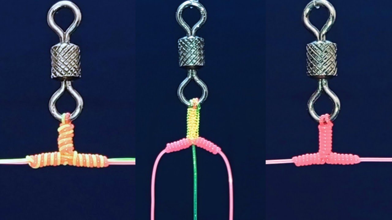 Fishing knot for swivel || How to create T knot