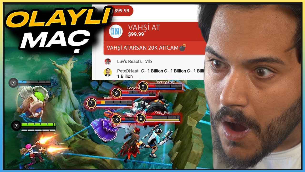 VAHŞİ ATARSAN 20000TL ATICAM DEDİ! Mobile Legends Moskov