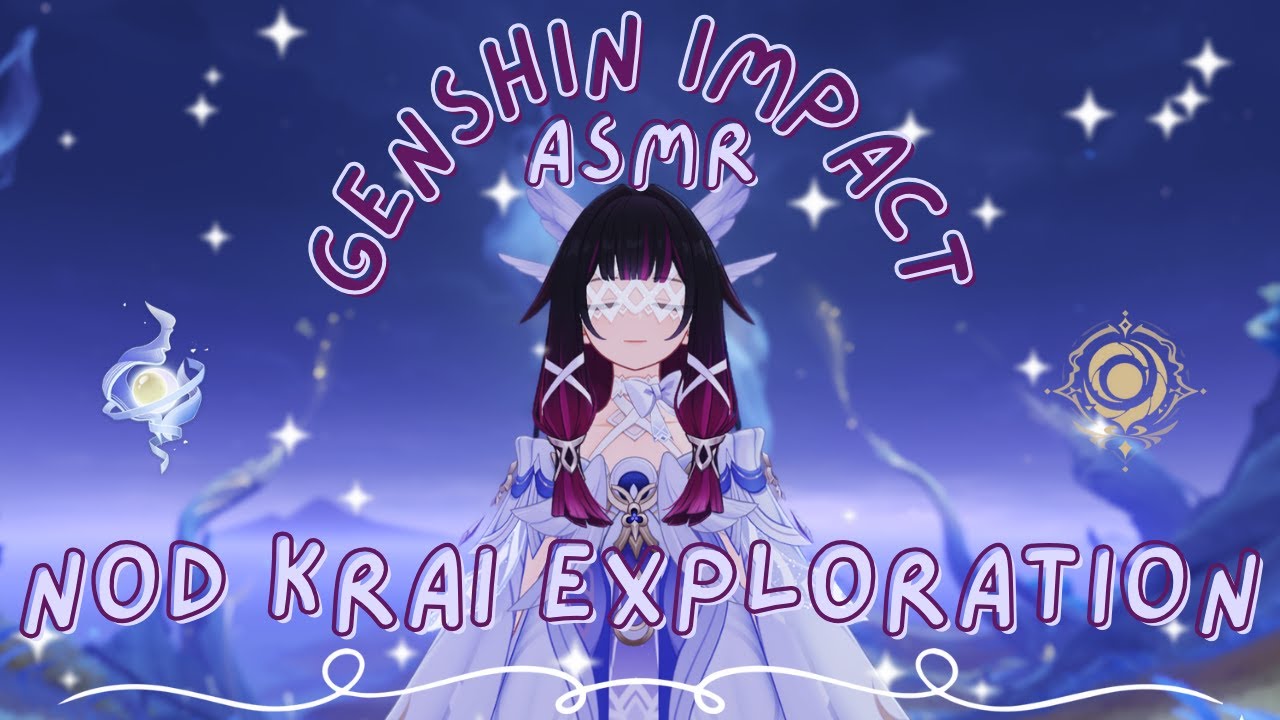 ASMR | exploring the new nod krai area ‧₊˚ ☽ ⋅ genshin impact