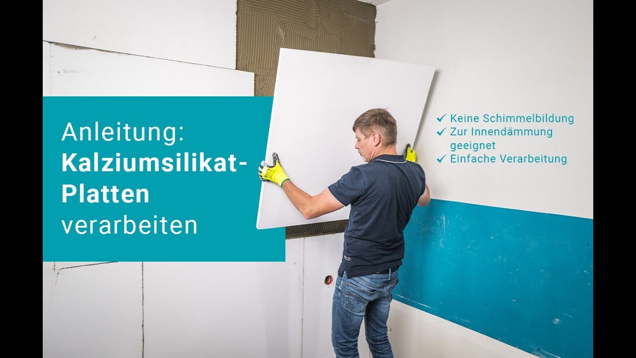 Kalziumsilikatplatten verarbeiten - f&uuml;r Heimwerker und Laien, schnell & einfach | Video-Anleitung