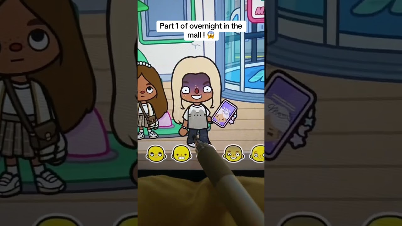 Part 1 of overnight in the mall! Like and subscribe for part 2!! l toca boca roleplay l 