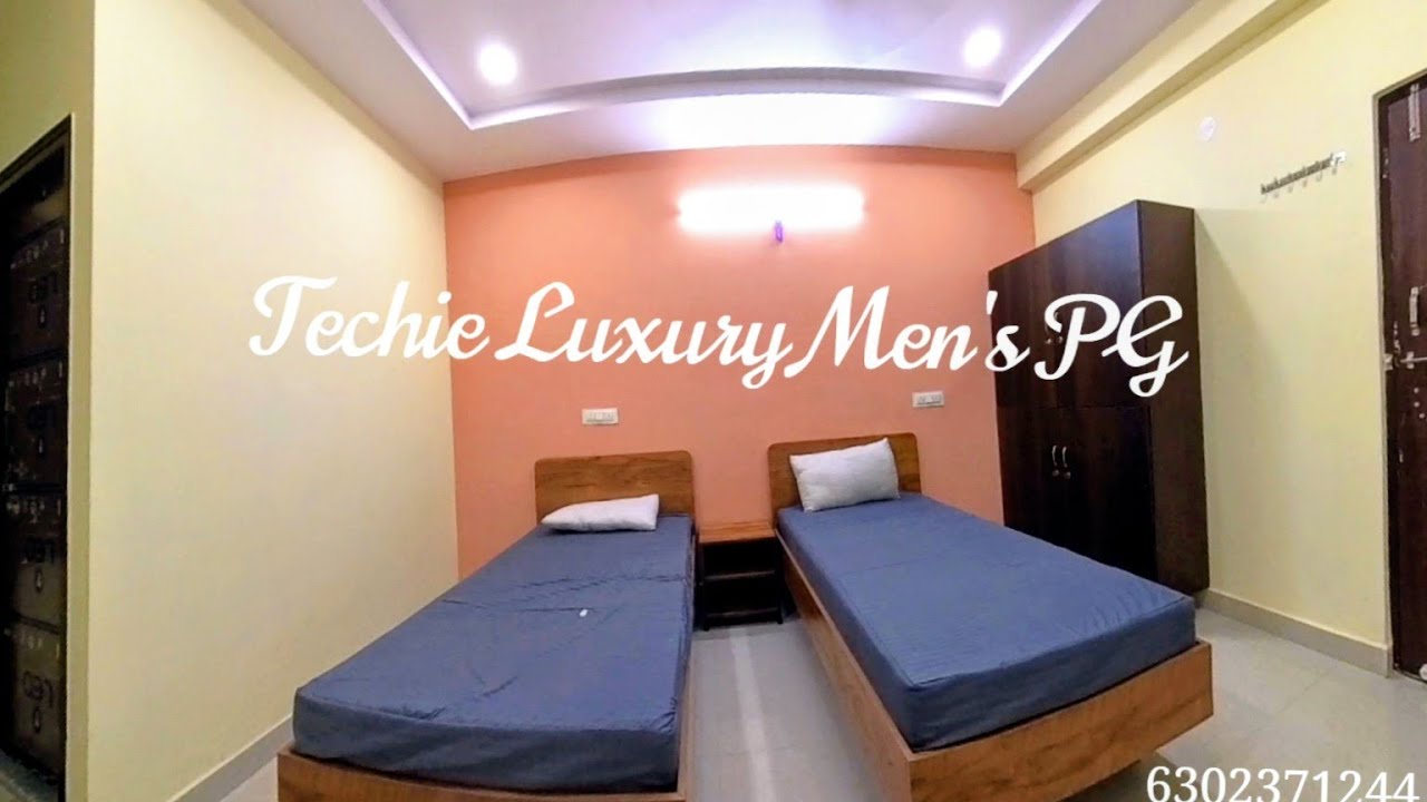Techie Luxury men's pg Kondapur | hyderabad| pg in Kondapur|Men's pg. 