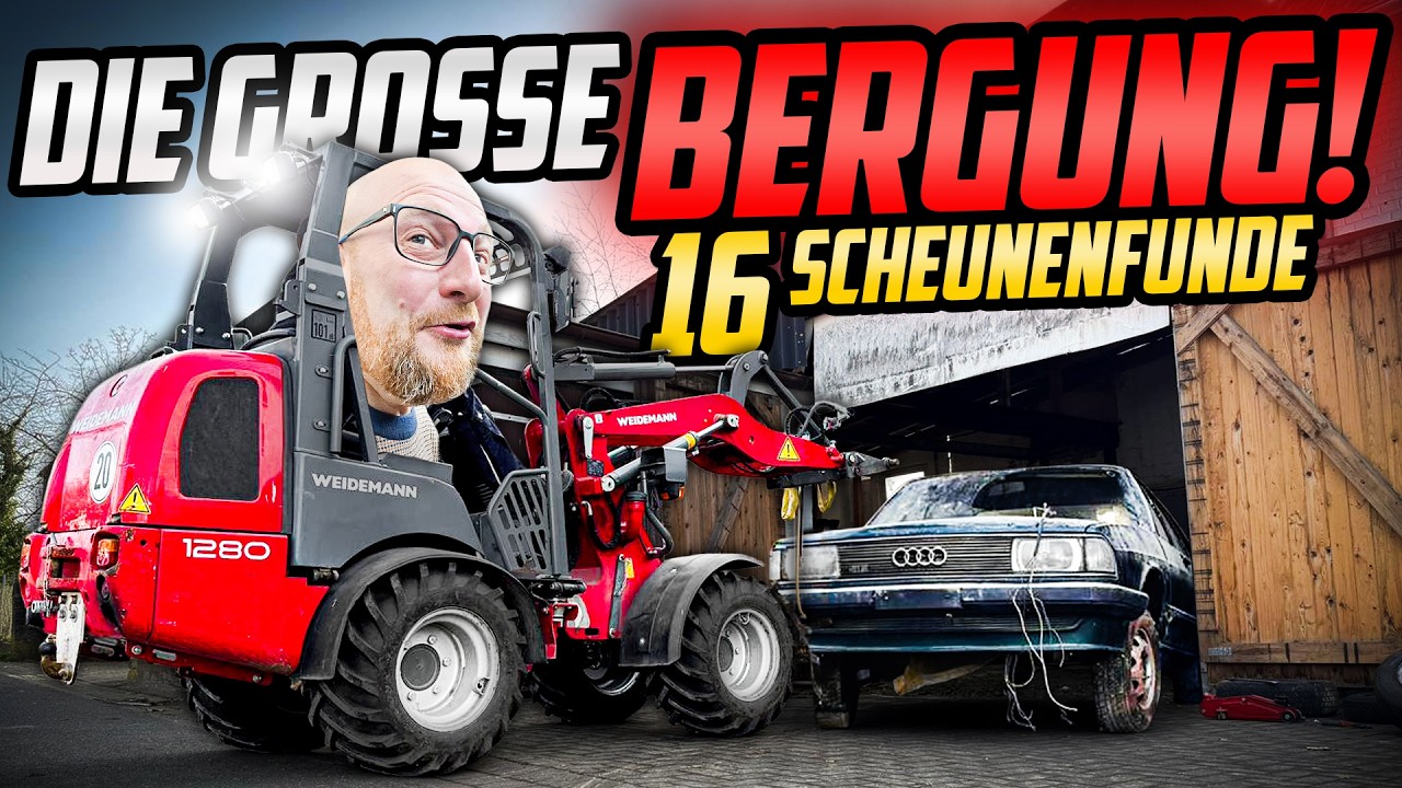 Größte BERGUNGSAKTION unserer GESCHICHTE! - 16 Scheunenfunde - Marco BRAUCHT Verstärkung!
