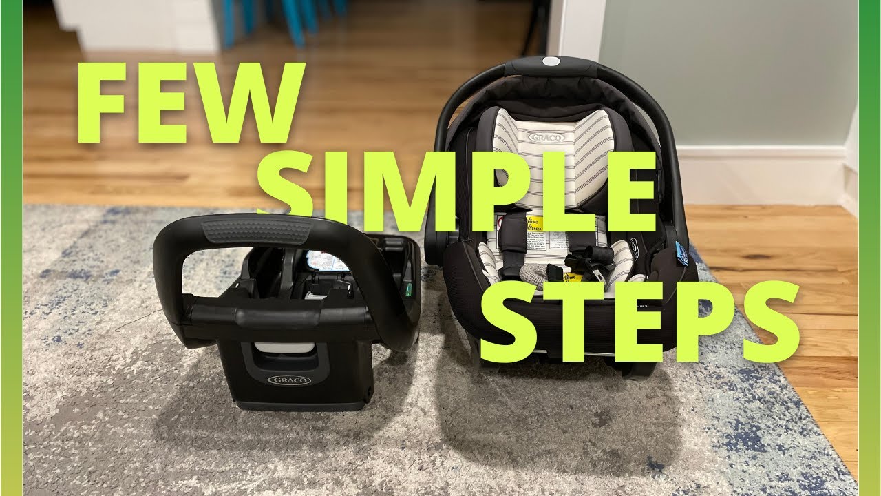 How To Install Graco SnugRide SnugFit 35 DLX Base | Using The Car Seat Anchors [CORRECTED] 4K